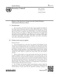 (2014-08) MINUSTAH - Report of the Secretary-General on the United Nations Stabilization Mission in Haiti (S/2014/617)