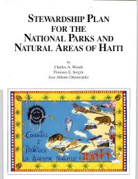 Plan de gestion des parcs nationaux et des aires naturelles d'Haïti