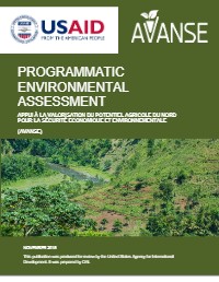 (2016) Programmatic Environmental Assessment - Support for Agricultural Potential Development in the North for Economic and Environmental Security (AVANSE)