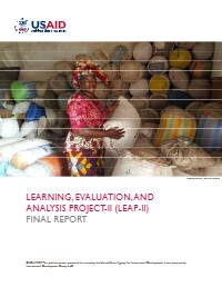 (2018) Learning, Evaluation, and Analysis Project-II (LEAP-II) Final Report