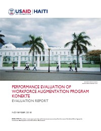 (2018) Performance Evaluation of Workforce Augmentation Program KONEKTE
