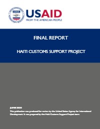 (2020) Haiti Customs Support Project - Final Report