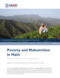 (2020) Poverty and Malnutrition in Haiti: Findings from Nord-Est and Centre Departments