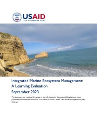 (2023) Gestion intégrée des écosystèmes marins : une évaluation d'apprentissage