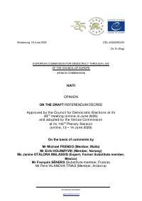 CDL-AD(2025)031: Avi sou pwojè dekrè referandè a