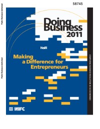 (2010) Doing Business 2011: Making a Difference for Entrepreneurs