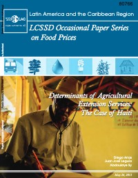 (2013) Determinants of Agricultural Extension Services: The Case of Haiti