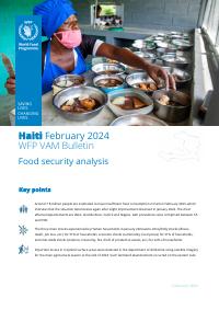 (2024-02) WFP VAM Bulletin, February 2024: Food Security Analysis