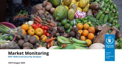 WFP VAM Market Monitoring, August 2025: Haiti